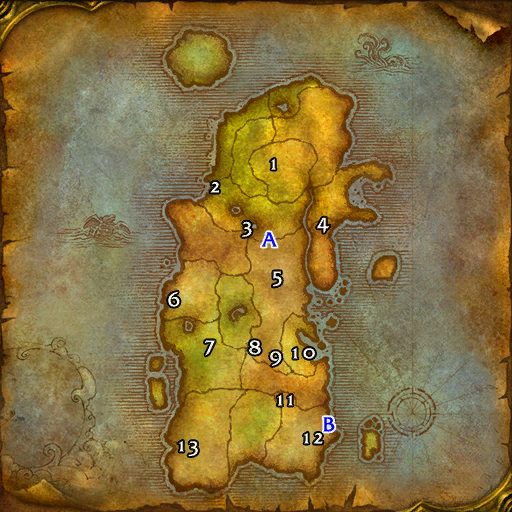 地下城位置 (卡利姆多)