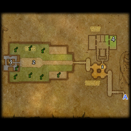 血色修道院: 墓地